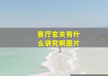 客厅玄关有什么讲究啊图片