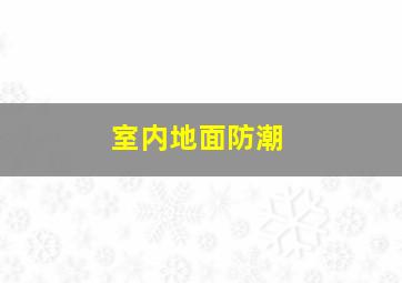 室内地面防潮