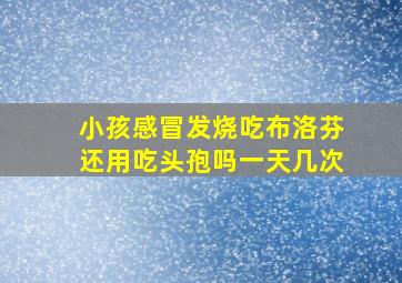 小孩感冒发烧吃布洛芬还用吃头孢吗一天几次