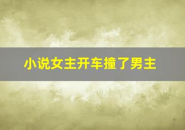 小说女主开车撞了男主