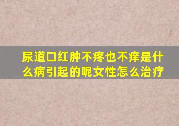 尿道口红肿不疼也不痒是什么病引起的呢女性怎么治疗