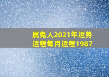 属兔人2021年运势运程每月运程1987