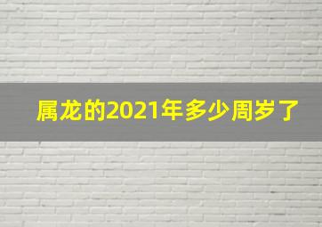 属龙的2021年多少周岁了