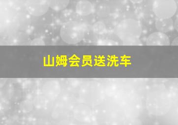 山姆会员送洗车