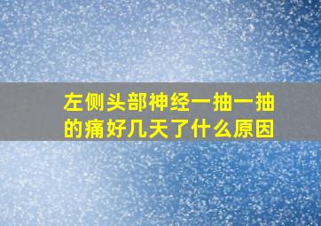 左侧头部神经一抽一抽的痛好几天了什么原因