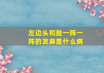 左边头和脸一阵一阵的发麻是什么病