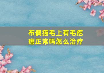 布偶猫毛上有毛疙瘩正常吗怎么治疗