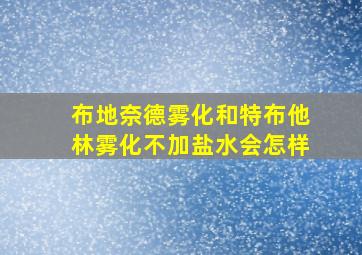 布地奈德雾化和特布他林雾化不加盐水会怎样