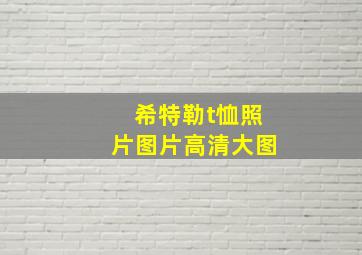 希特勒t恤照片图片高清大图