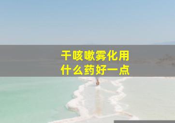 干咳嗽雾化用什么药好一点