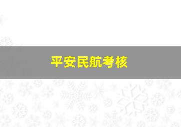 平安民航考核