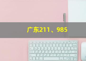 广东211、985