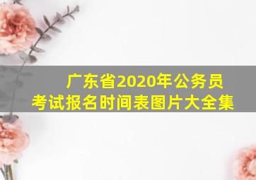 广东省2020年公务员考试报名时间表图片大全集