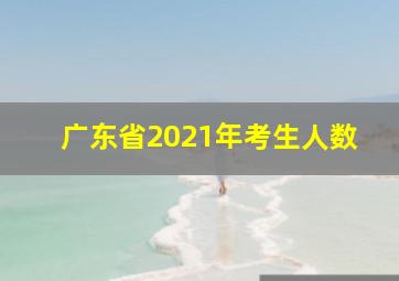 广东省2021年考生人数