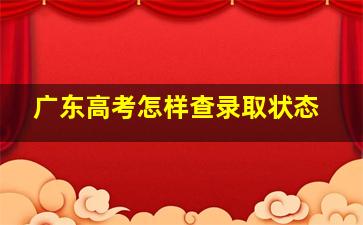 广东高考怎样查录取状态