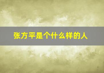 张方平是个什么样的人