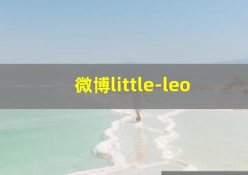 微博little-leo