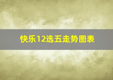 快乐12选五走势图表