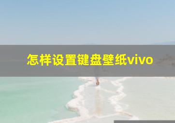 怎样设置键盘壁纸vivo