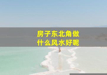 房子东北角做什么风水好呢