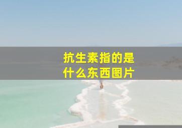 抗生素指的是什么东西图片