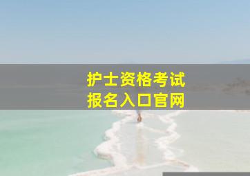 护士资格考试报名入口官网