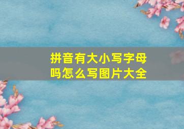 拼音有大小写字母吗怎么写图片大全