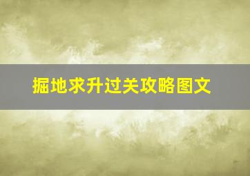 掘地求升过关攻略图文