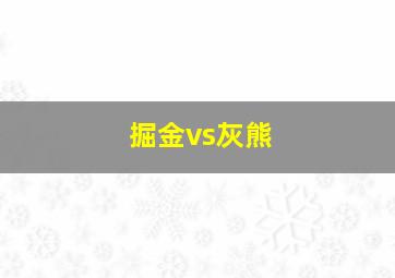 掘金vs灰熊