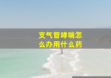 支气管哮喘怎么办用什么药