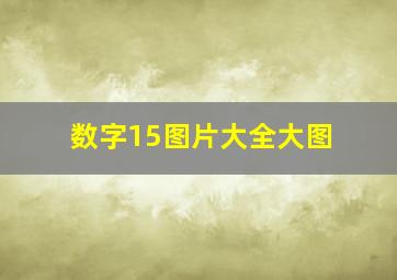 数字15图片大全大图