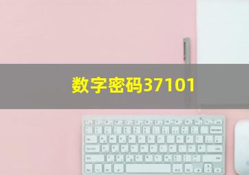 数字密码37101