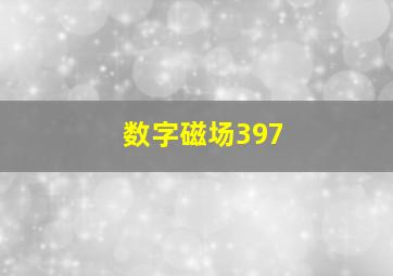 数字磁场397