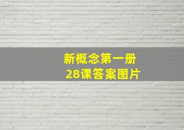 新概念第一册28课答案图片