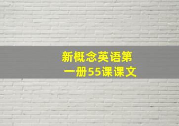 新概念英语第一册55课课文