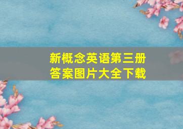 新概念英语第三册答案图片大全下载