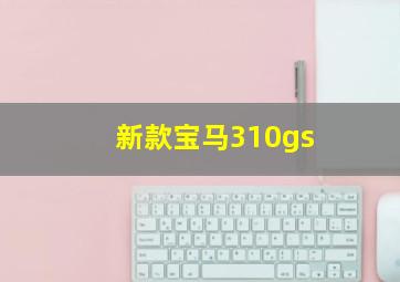 新款宝马310gs