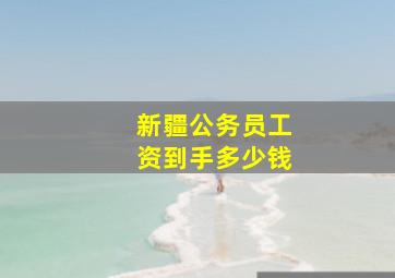 新疆公务员工资到手多少钱