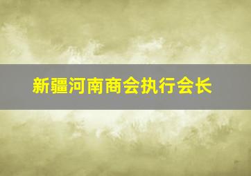 新疆河南商会执行会长