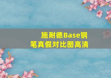 施耐德Base钢笔真假对比图高清