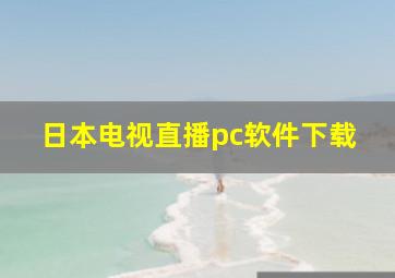 日本电视直播pc软件下载