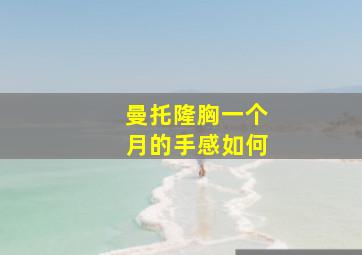 曼托隆胸一个月的手感如何