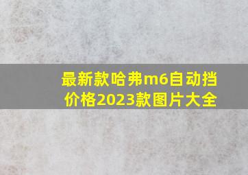 最新款哈弗m6自动挡价格2023款图片大全