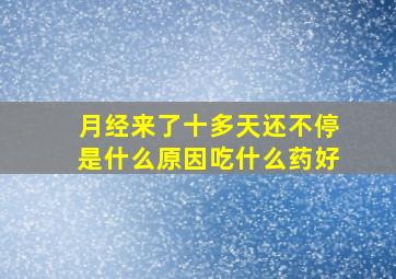 月经来了十多天还不停是什么原因吃什么药好