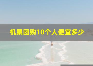 机票团购10个人便宜多少