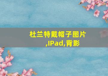 杜兰特戴帽子图片,IPad,背影