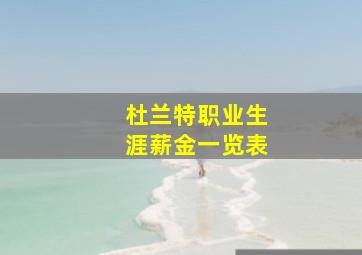 杜兰特职业生涯薪金一览表