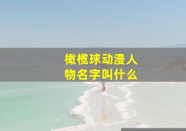 橄榄球动漫人物名字叫什么