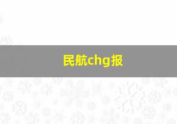 民航chg报