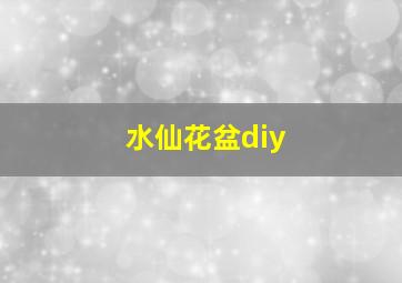 水仙花盆diy